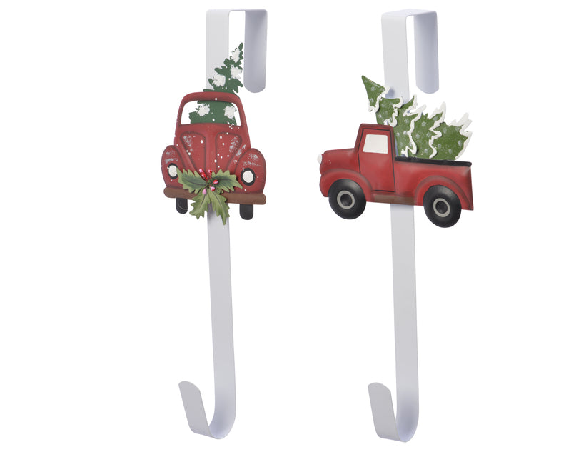Emery Jensen wreath hook designed for cars and trucks, suitable for hanging wreaths securely on vehicle mirrors or rear windows.