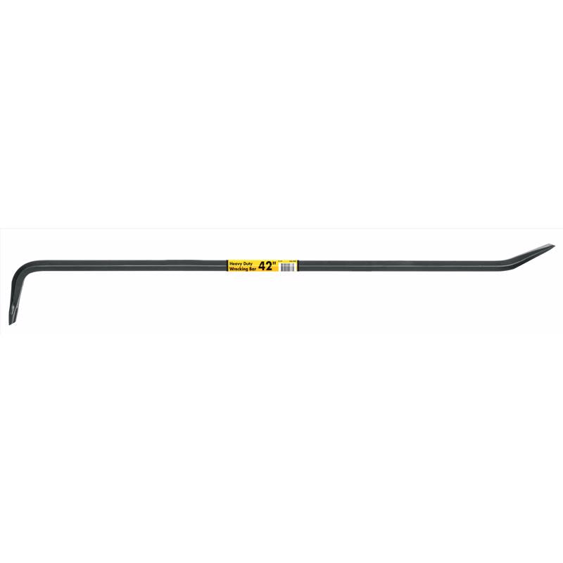 Emery Jensen wrecking bar with a 42-inch gooseneck design, featuring a sturdy steel construction for demolition work.