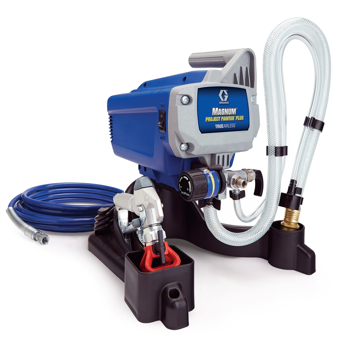 Graco Magnum Sprayer Project Painter Plus airless sprayer with adjustable nozzle and ergonomic handle for painting projects