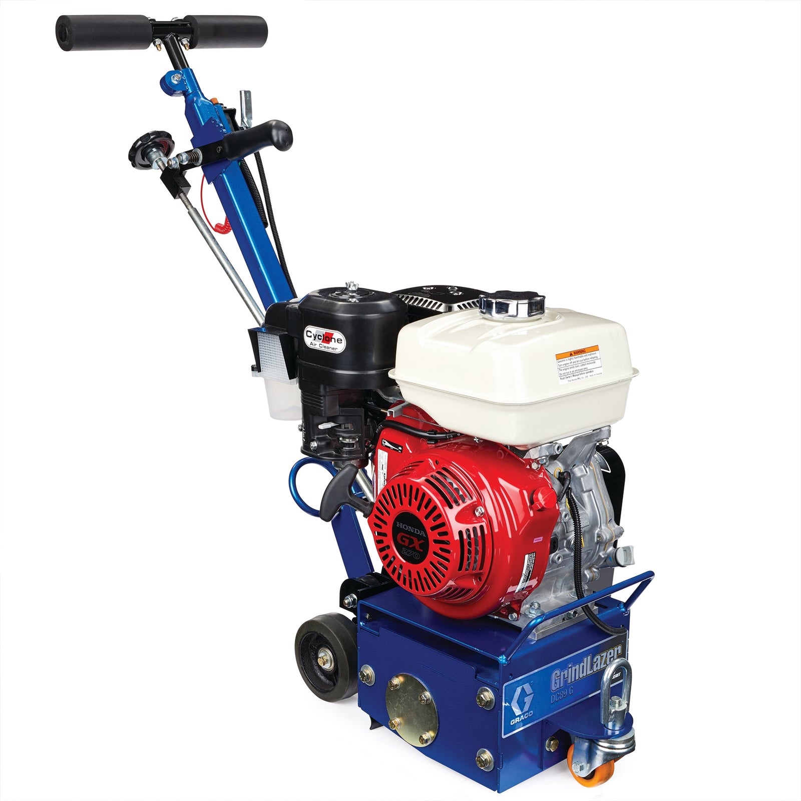 Graco Grindlazer System DC89-G concrete scarifier with durable cutting drum for surface removal and grinding.