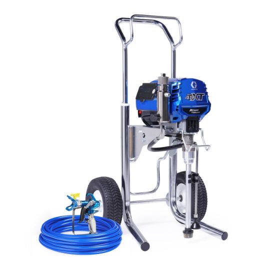 Graco Ultra 490 XT electric airless paint sprayer for contractors, featuring a hi-boy design and durable construction.