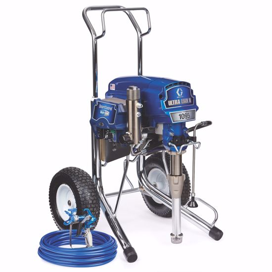 Graco Ultra Max II 1095 contractor airless paint sprayer with hose and spray gun for professional painting projects
