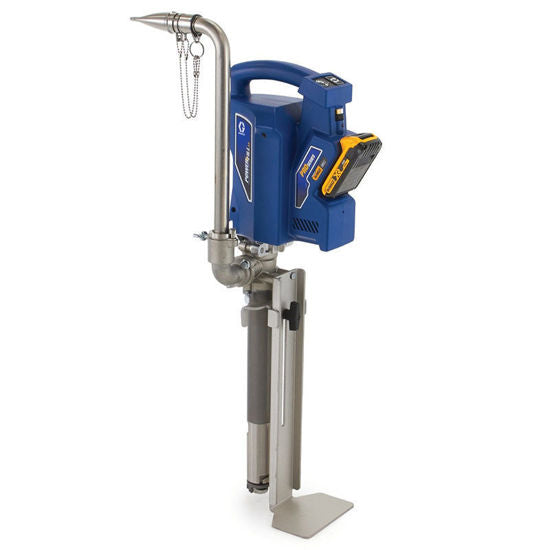 Graco Powerfill 3.5 Pro Series cordless drywall mud pump for efficient loading and application of drywall joint compound.