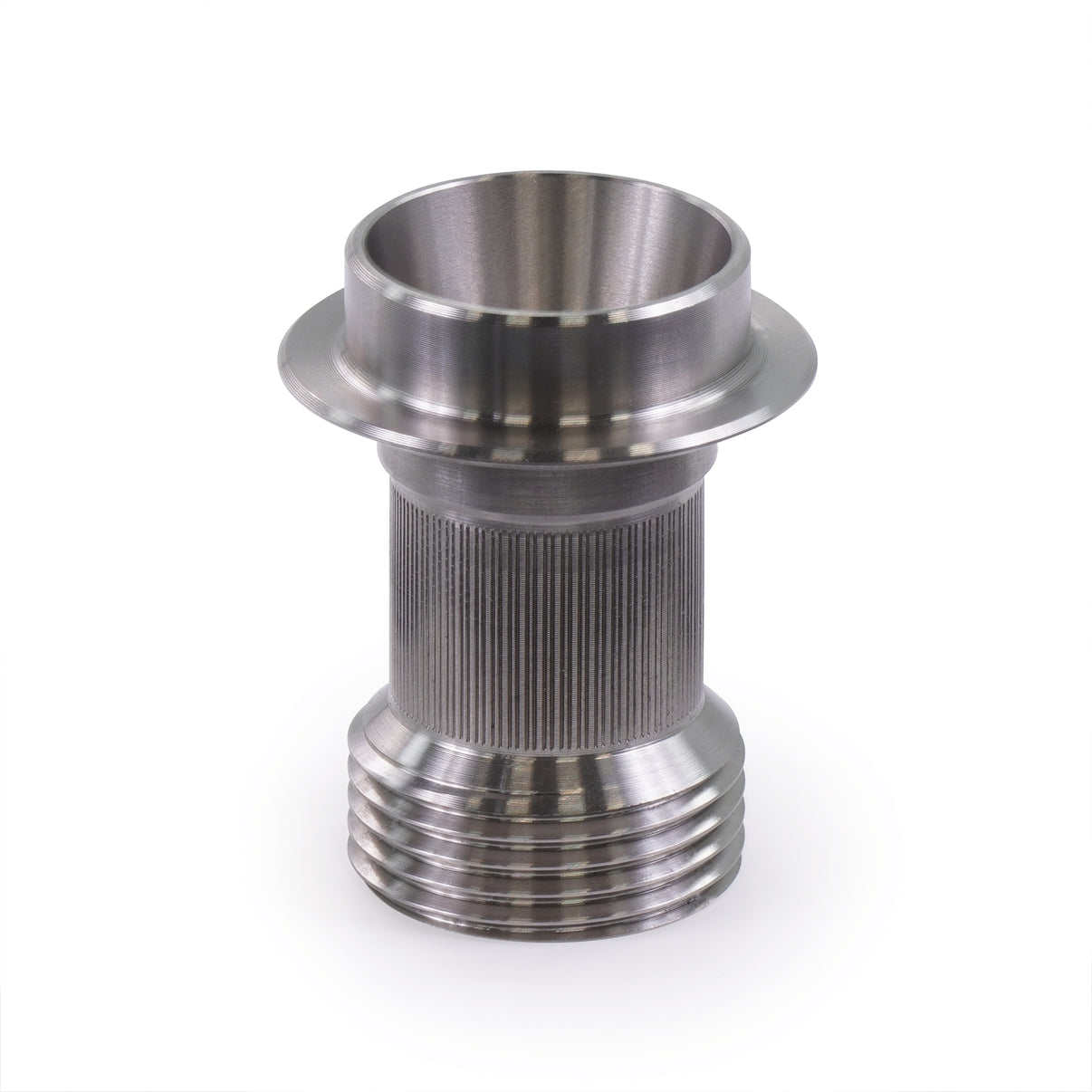 Graco Fittings Adapter with Fine Finish for painting equipment, showing a close-up of the durable metal fitting.