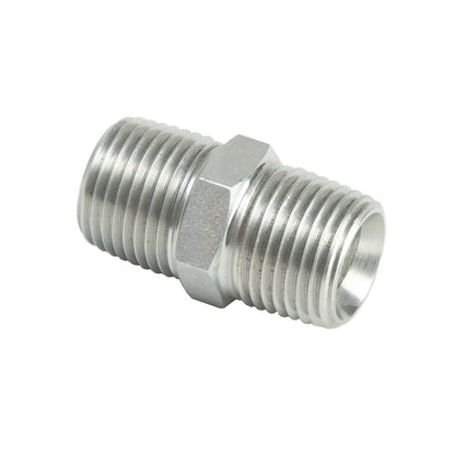 Graco nipple fitting with 1/2 NPT threaded connection, used for plumbing or fluid transfer systems.