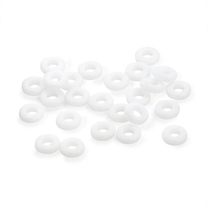 Graco gasket replacement kit for fittings, showing various rubber gaskets and sealing components for plumbing or equipment repair.