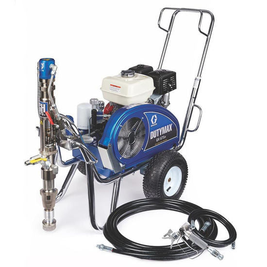 Graco Dutymax GH 675DI gas hydraulic airless paint sprayer with large hopper for professional painting projects