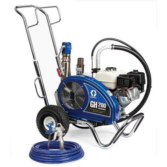 Graco GH 200 gas hydraulic convertible airless paint sprayer for professional painting projects