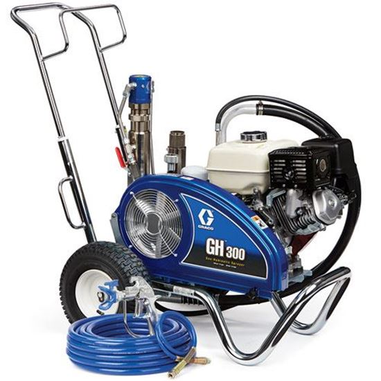 Graco GH 300 Standard gas airless paint sprayer with hose and spray gun for efficient outdoor painting projects