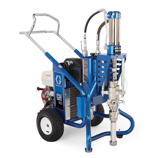 Graco GH 933 Heavy Duty Hydraulic Airless Sprayer, Bare Model