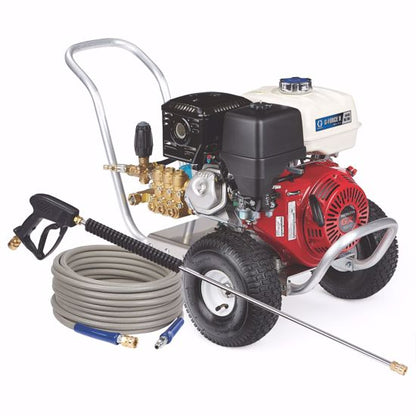 Graco G-force II 4040 HC DD gas pressure washer with direct drive, durable design, and high-pressure cleaning capabilities.