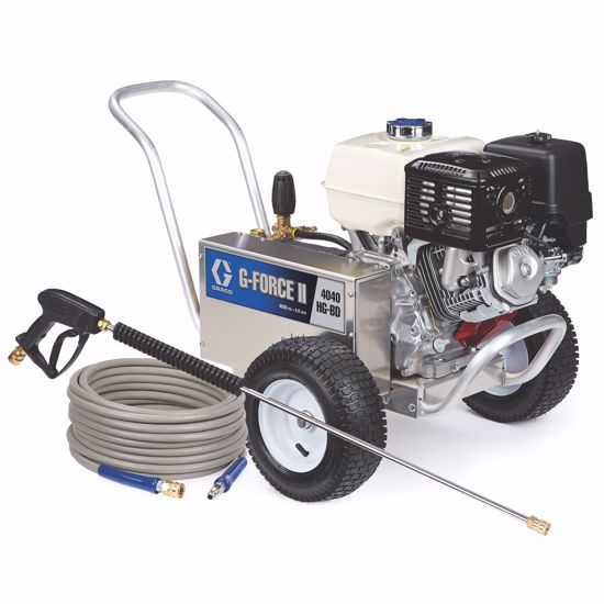 Graco G-force II 4040 Hg-bd gas pressure washer with belt drive, outdoor cleaning equipment for heavy-duty tasks.
