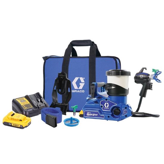 Graco 20B473 Ultra Quickshot Battery Powered Cordless Airless Paint Sprayer