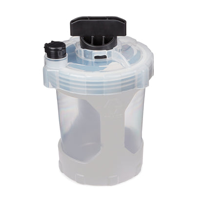 Gray Graco 32oz complete handheld sprayer lid kit with liners, plugs, and cups for easy spray system setup.
