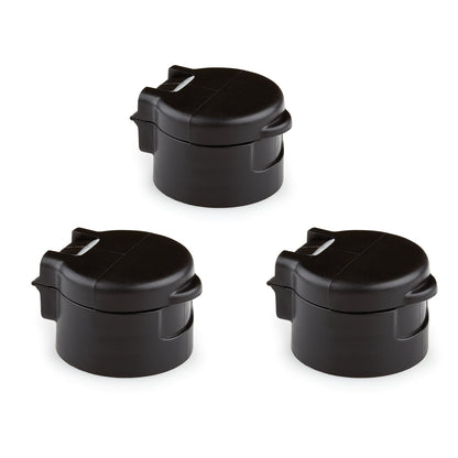 Graco VACUVALVE kit with handheld sprayer lids, liners, plugs, and cups for paint or stain application.