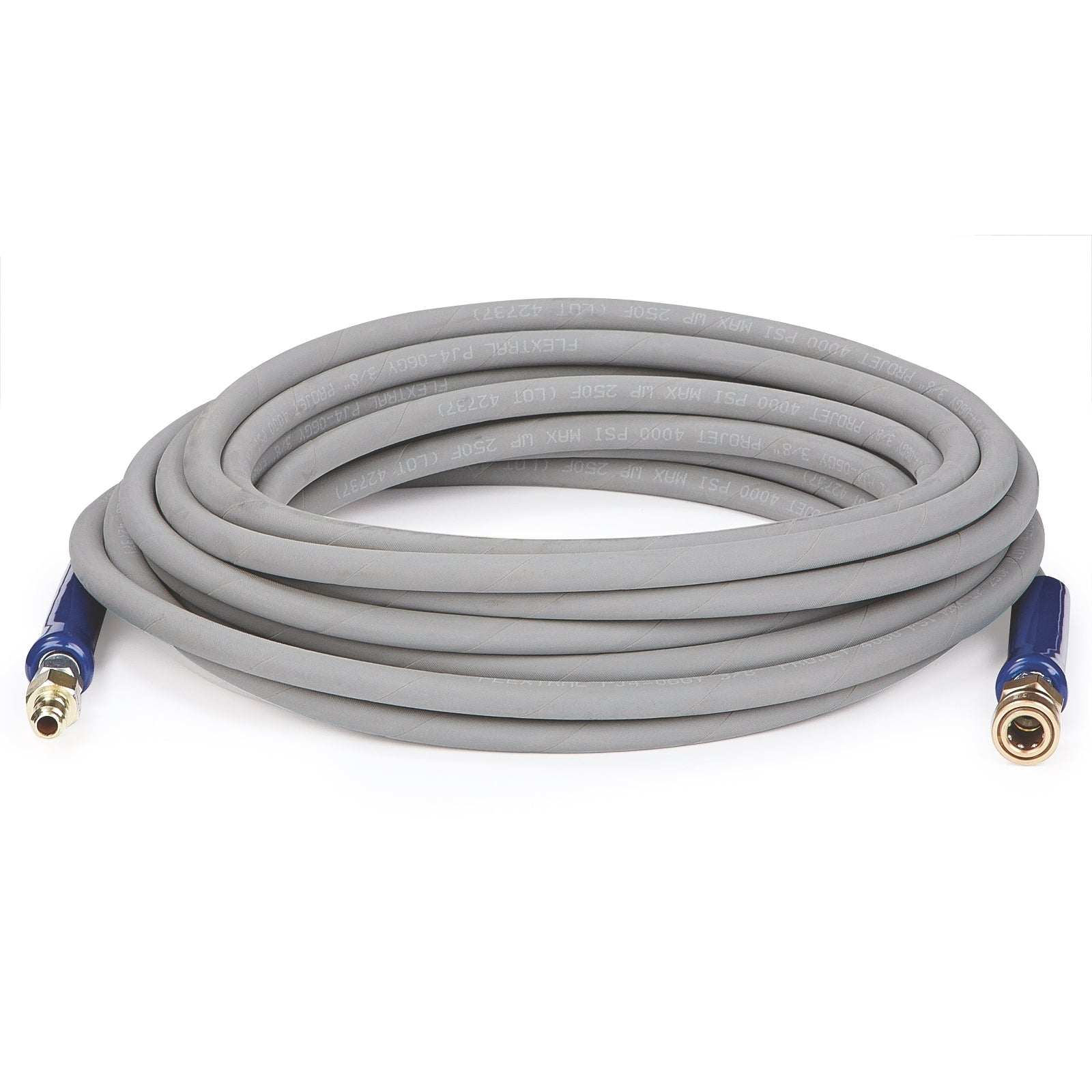 Non-Marking Hose with Quick Disconnects, 3/8 in x 50 ft