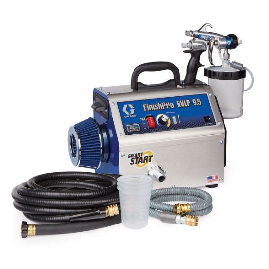 Graco Finishpro HVLP 9.5 Procontractor Series fine finish sprayer for smooth, detailed painting projects.