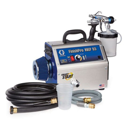 Graco Finishpro HVLP 9.5 Procontractor Series fine finish sprayer for smooth, detailed painting projects.