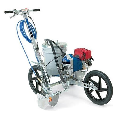 Graco Fieldlazer S100 sports field line striping machine used for marking athletic fields with precise lines.