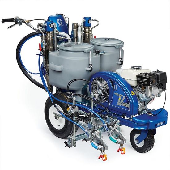 Graco Linelazer V 200DC HP Automatic Line Striper, Dual Color, 2-GUN Automatic