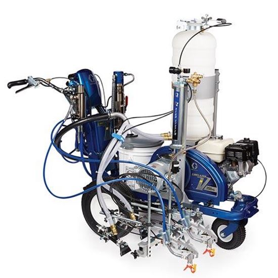 Graco Linelazer V 200HS HP Reflective Hydraulic Line Striping Sprayer, 2-gun, Both Automatic
