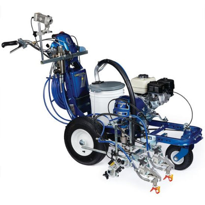 Graco Linelazer V 3900 HP Automatic Series Gas Airless Line Striper, 1 Auto Gun, 1 Manual Gun, Lazerguide 2000