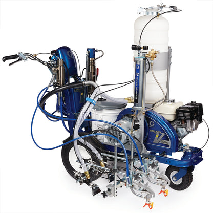 Graco LINELAZER V200HS line striping sprayer with reflective coating, professional-grade line striper for precise marking applications