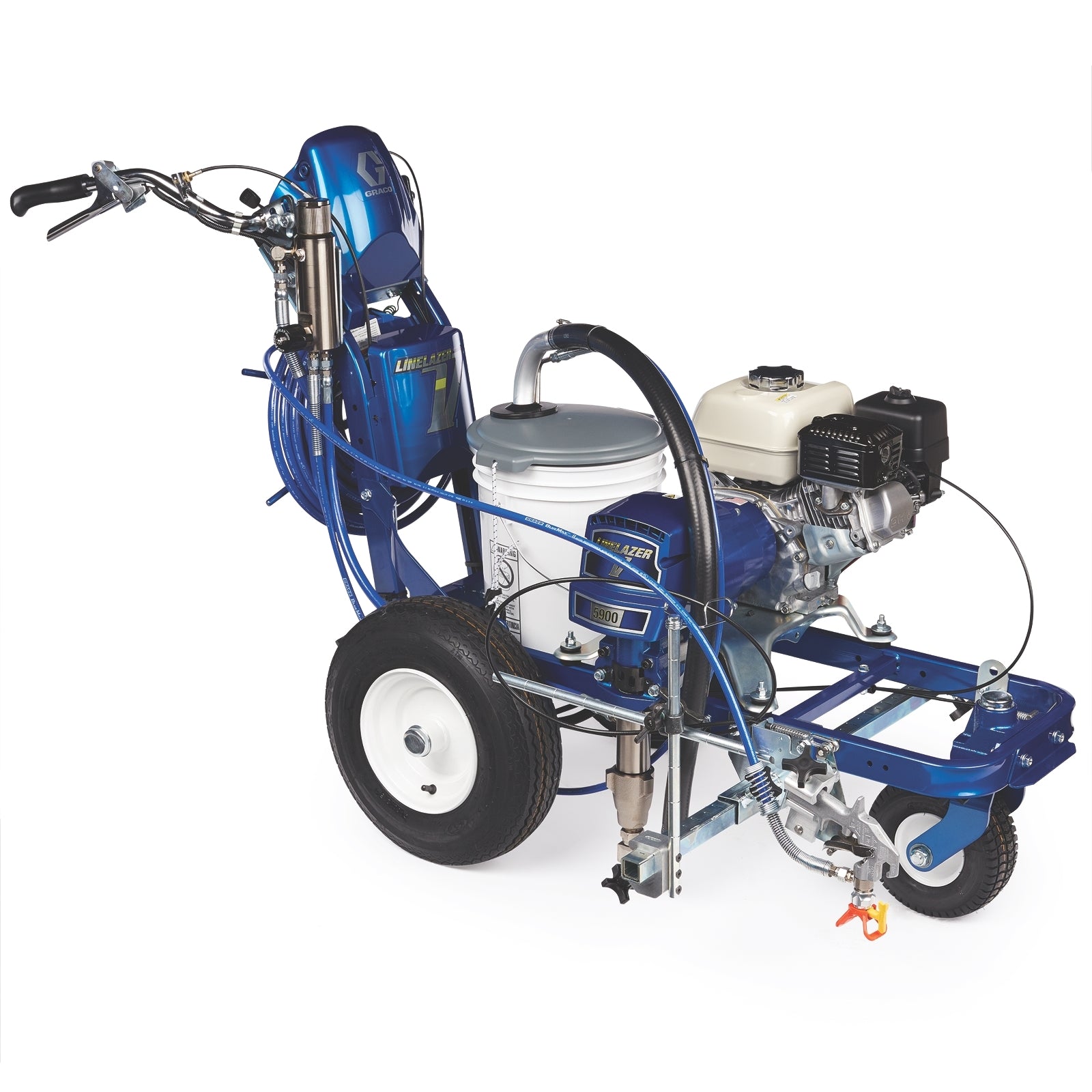 Graco LINELAZER Sprayer V 5900 line striping machine with 1 gun for professional marking and line application.