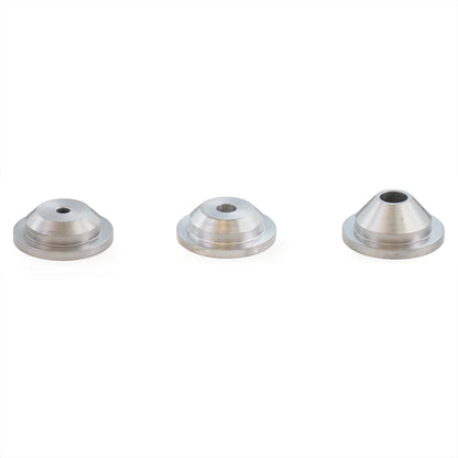 Graco nozzle kit with 4mm, 6mm, and 8mm spray nozzles for paint or fluid application, shown in a set.