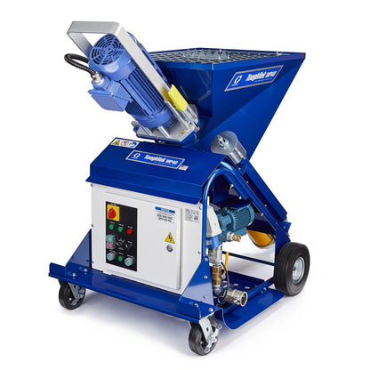 Graco TOUGHTEK MP-40 progressive cavity pump with 220V, 3-phase, 60Hz, and water port for industrial fluid transfer.