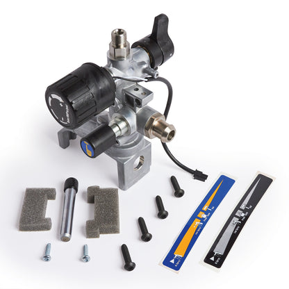 Graco Magnum pump repair kit with various accessories for maintenance and repair of Magnum paint sprayer pumps.