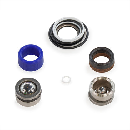 Graco pump repair packing kit with accessories for pump maintenance and repair, in a compact and organized package.