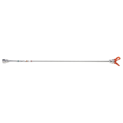 Graco 30-inch roller pole extension with spray tip and wand extension for painting and decorating tasks.