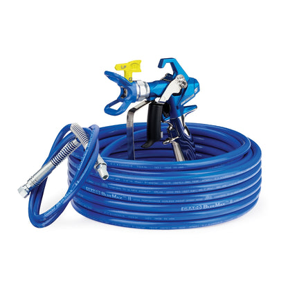 Graco spray gun kit with 1/4-inch hose, 50 feet, suitable for PC gun applications and low-pressure spraying.