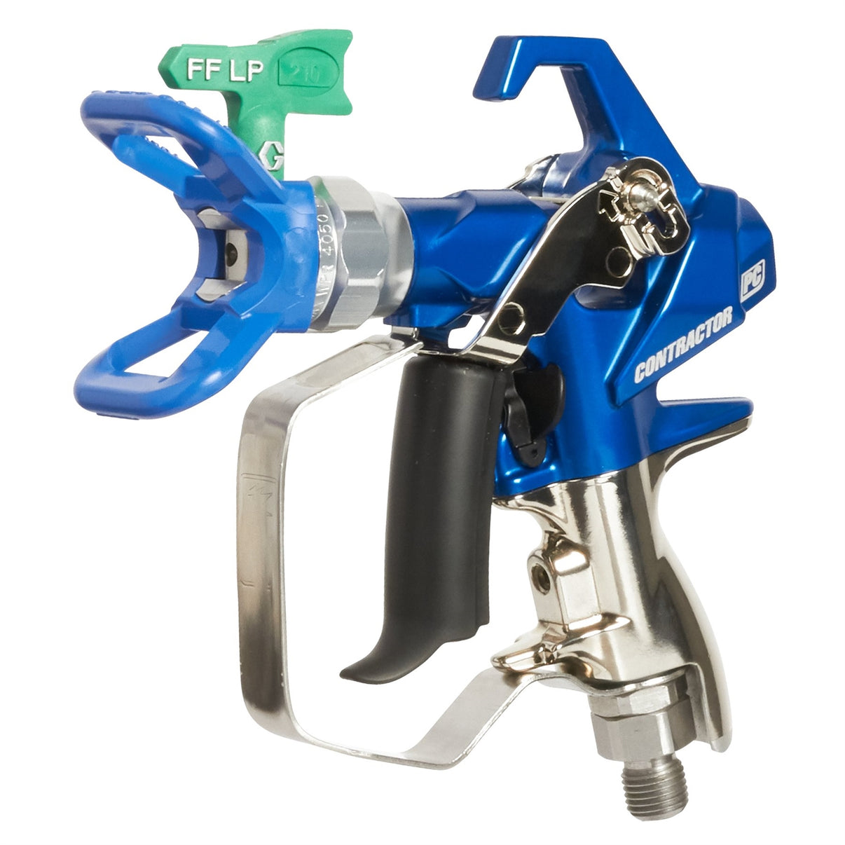 Graco Contractor PC Compact spray gun, professional-grade spray gun for painting and coating applications.