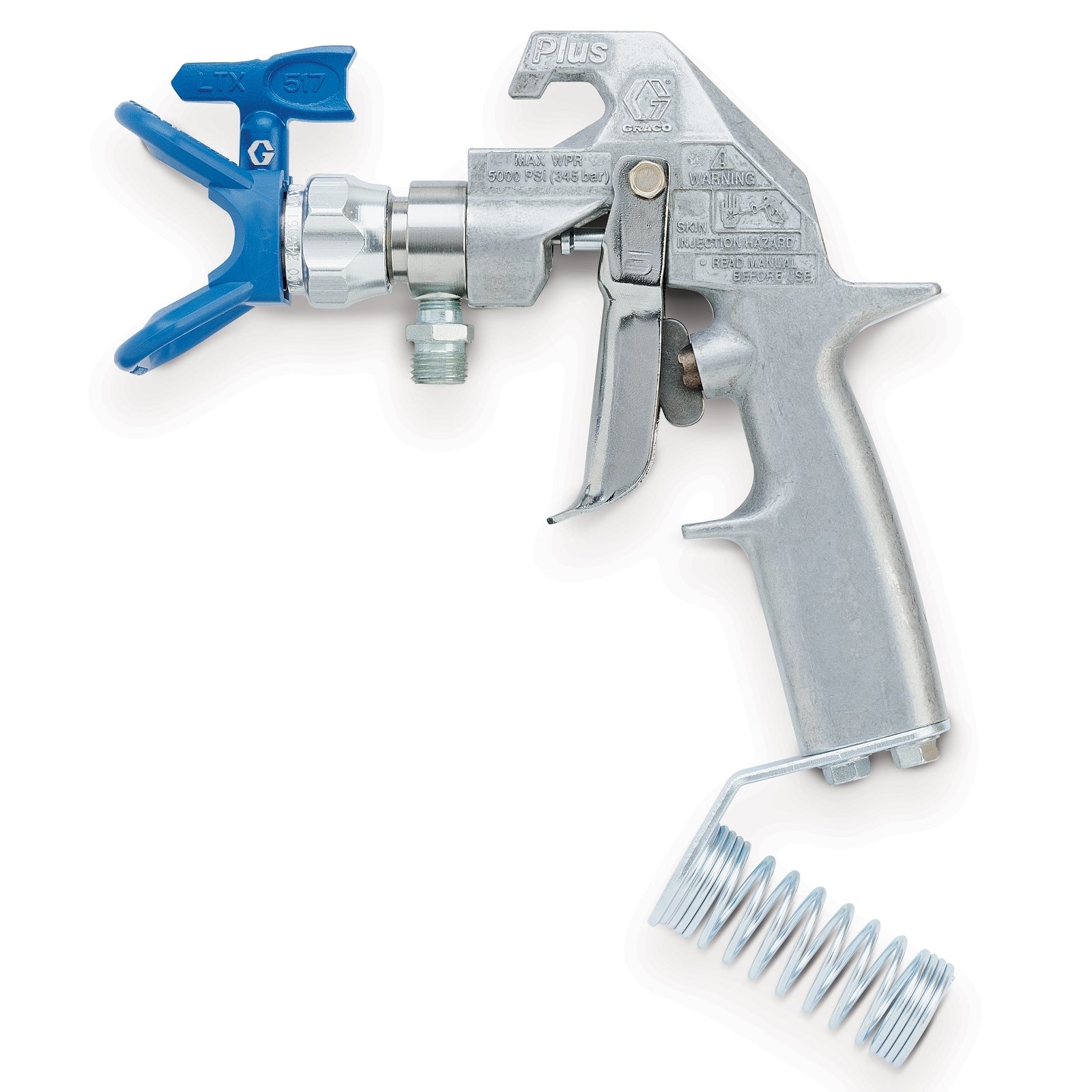 Graco FLEX Spray Gun with RAC X 517 Latex nozzle, professional-grade spray gun for latex paint applications.