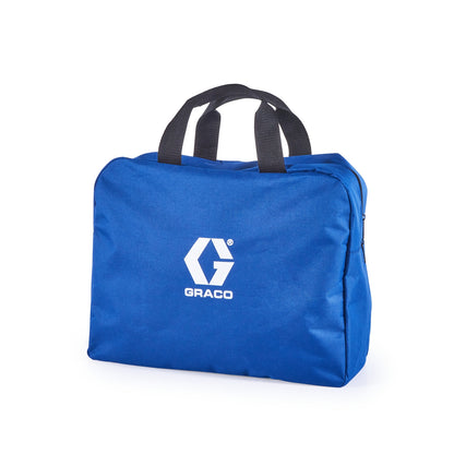 Graco Basic TC360 GEN2 storage bag with handle and zipper, designed for organizing and carrying storage cases.