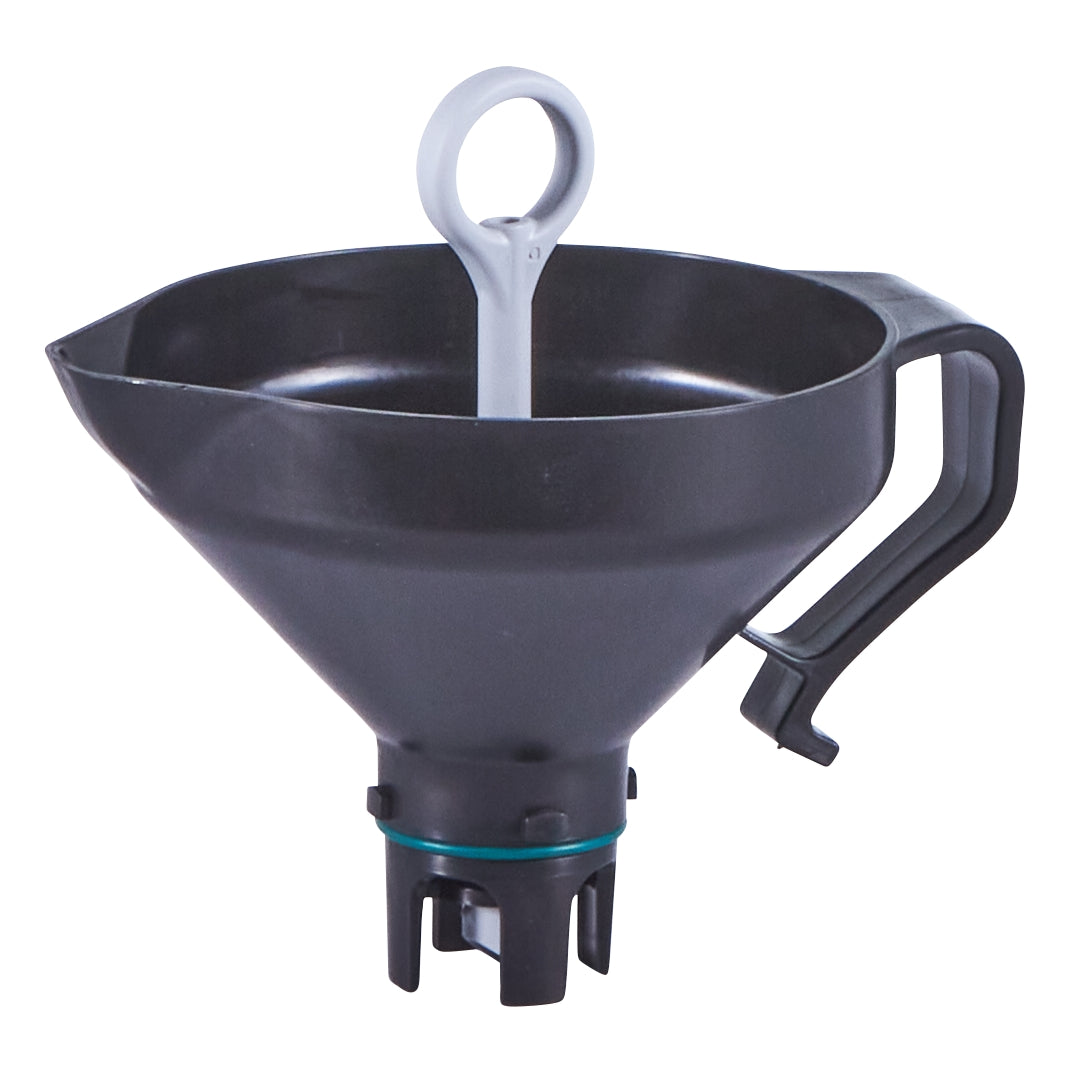 Graco funnel and strainer kit with metal mesh sieve for filtering liquids and fine particles.