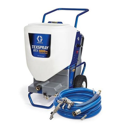 Graco Texspray RTX 5000PX professional-grade interior and exterior texture sprayer for wall and ceiling finishing.