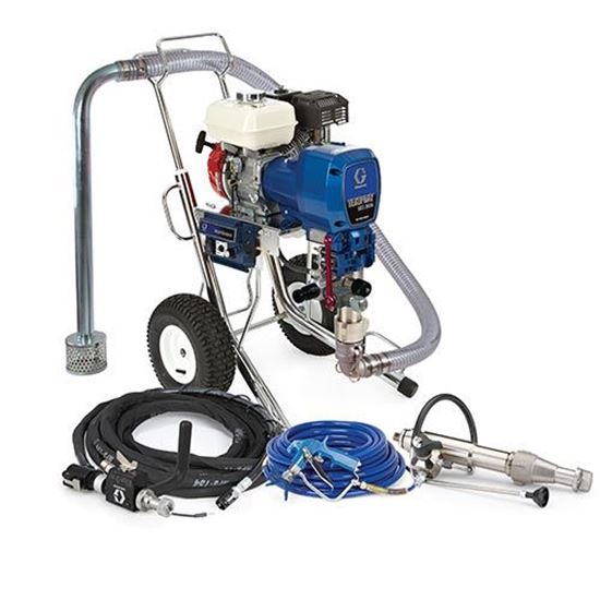 Graco HTX2030+ Complete Texture Sprayer with adjustable nozzle and control panel for professional wall and ceiling textures