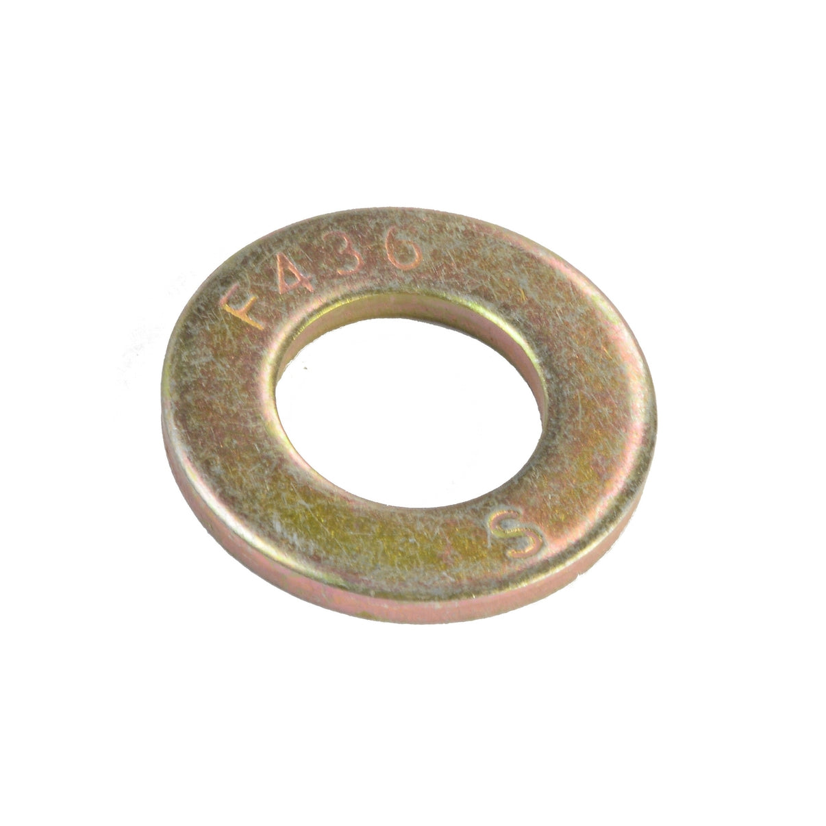 Hardened SAE washer from Graco in a close-up image showing its round shape and metallic finish, used for industrial fastening.