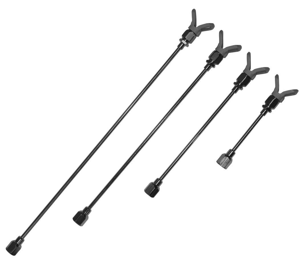 Titan 20-inch airless gun extension for 7700 PSI, compatible with Titan airless spray guns, enhances reach and precision.