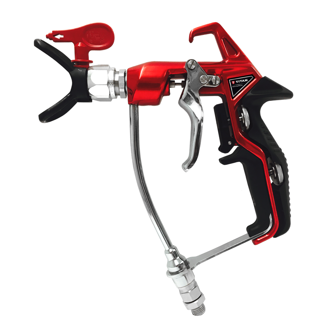 Titan Apex Small Grip Kit for airless guns, featuring ergonomic design and durable components for professional paint application.