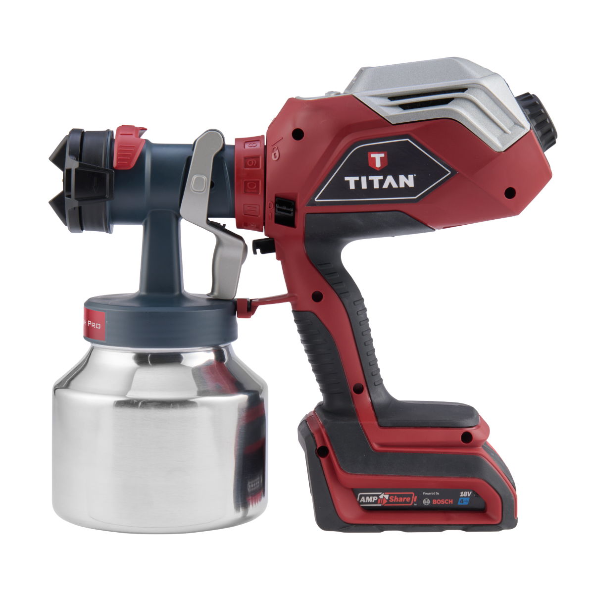 Titan Flexspray Pro 18 Volt electric airless sprayer for efficient, professional painting and coating applications.