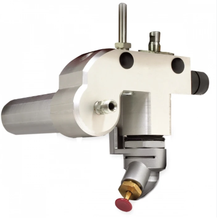 Titan sprayer accessory fluid section assembly, packaged, showing the detailed component for fluid flow in the sprayer system.