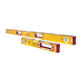 STABILA Aluminum Type 196 Box Beam Level Set 3 vial