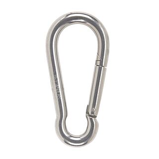 Campbell 3/4 in. D X 4-11/16 in. L Polished Stainless Steel Spring Snap 450 lb