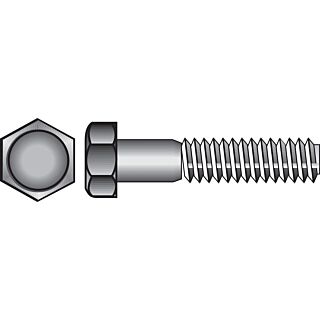 HILLMAN 5/16-18 in. D X 3/4 in. L Stainless Steel Hex Head Cap Screw 100 pk