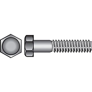 HILLMAN 5/16-18 in. D X 1 in. L Stainless Steel Hex Head Cap Screw 100 pk