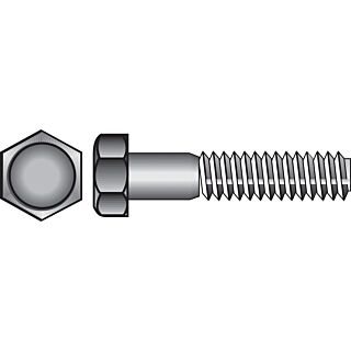 HILLMAN 3/8-16 in. D X 2-1/2 in. L Stainless Steel Hex Head Cap Screw 25 pk